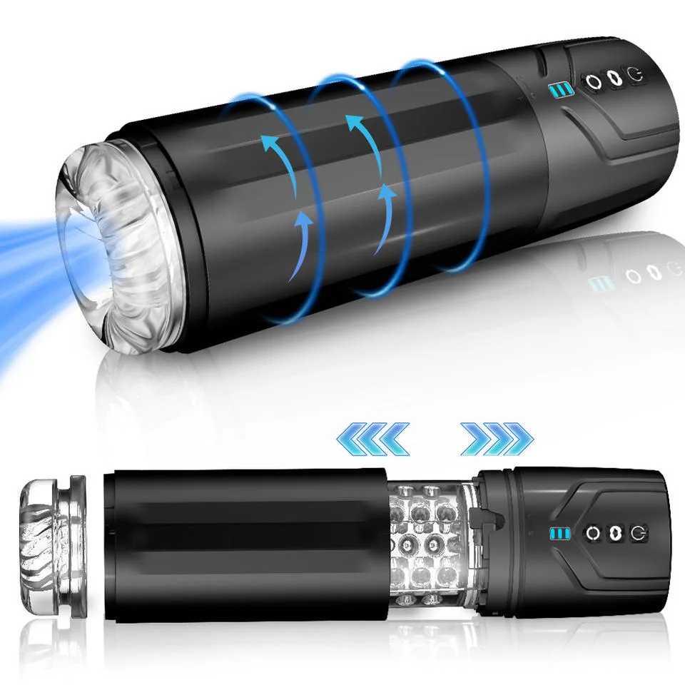 AeroPulse Automatic Suction & Rotation Stroker — 7 Modes
