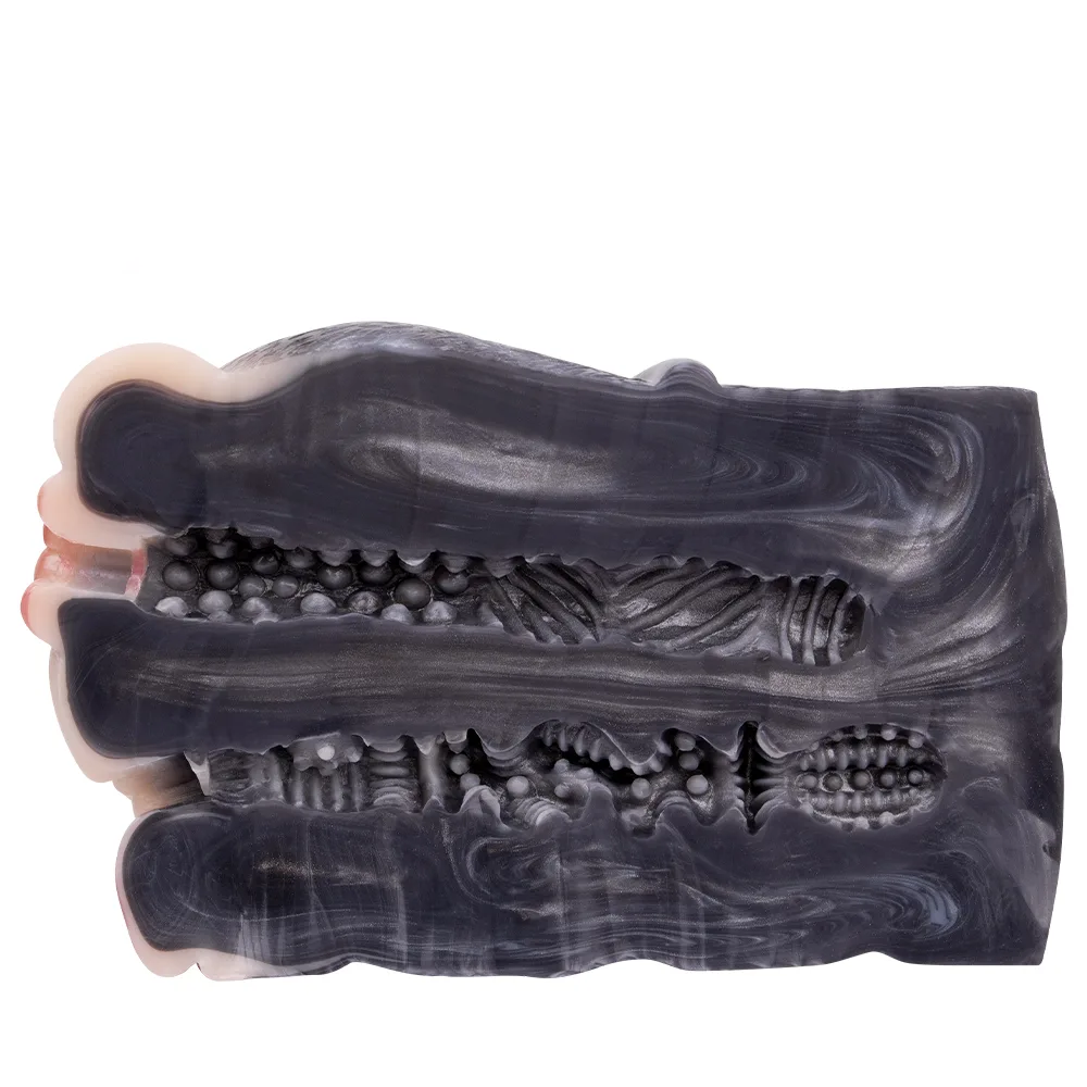 MidnightMouse Dual-Opening Silicone Male Stroker - Image 2