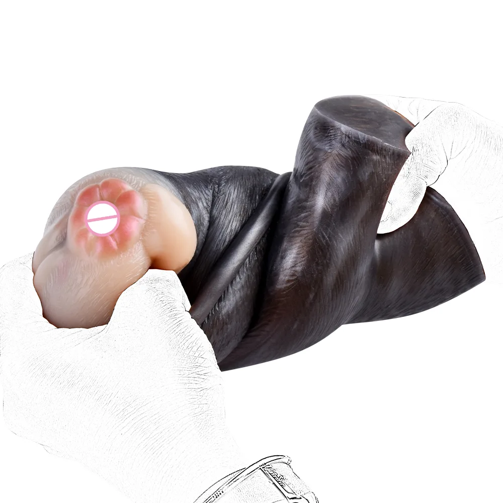 MidnightMouse Dual-Opening Silicone Male Stroker - Image 4