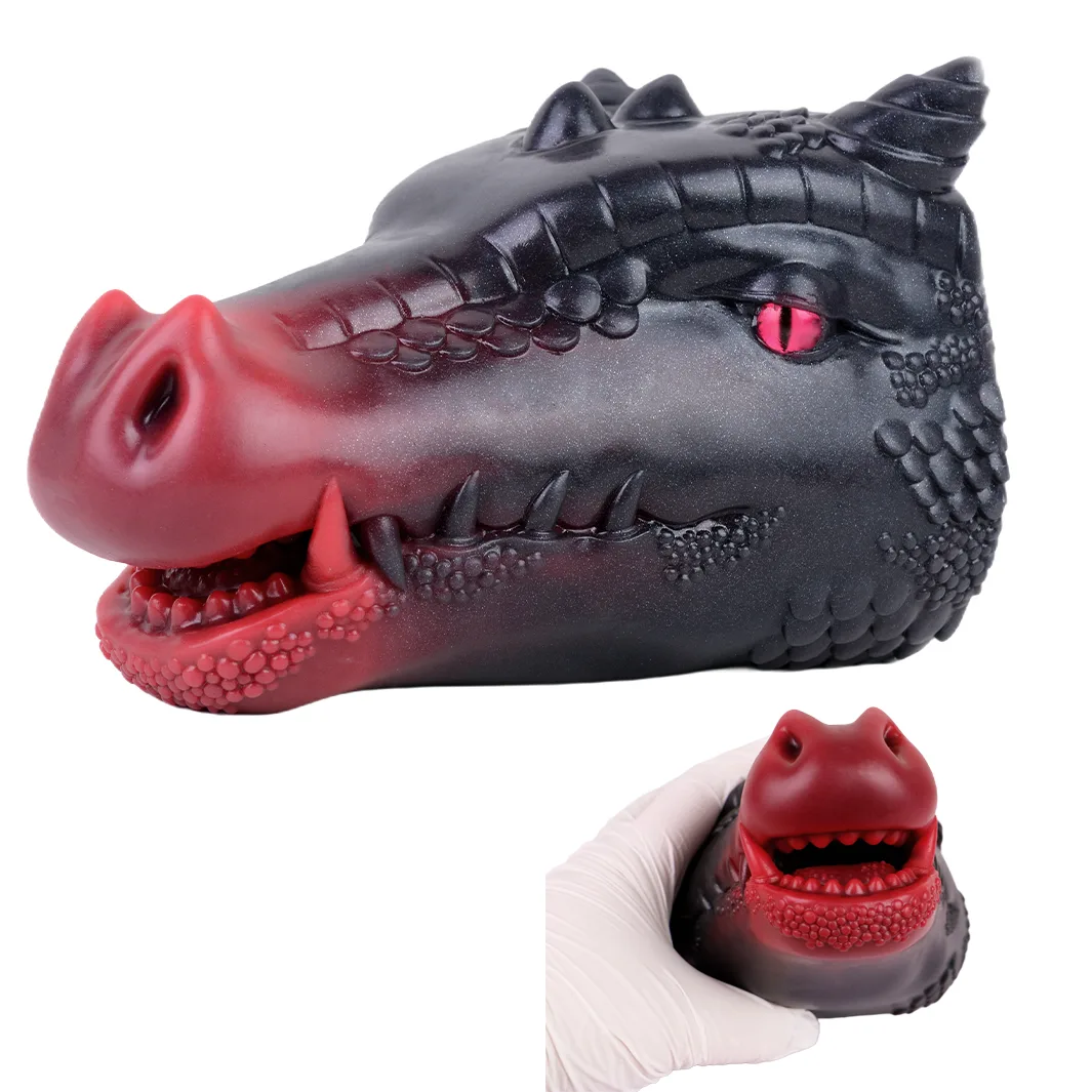 EmberDragon Textured Silicone Male Stroker