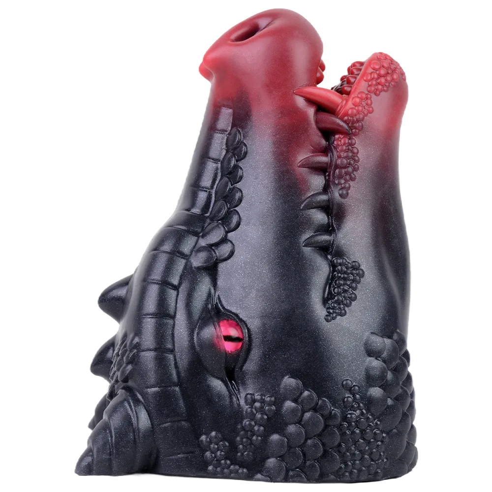 EmberDragon Textured Silicone Male Stroker - Image 3