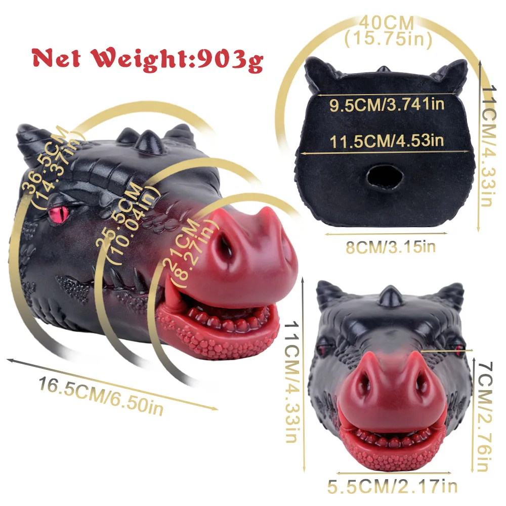 EmberDragon Textured Silicone Male Stroker - Image 6