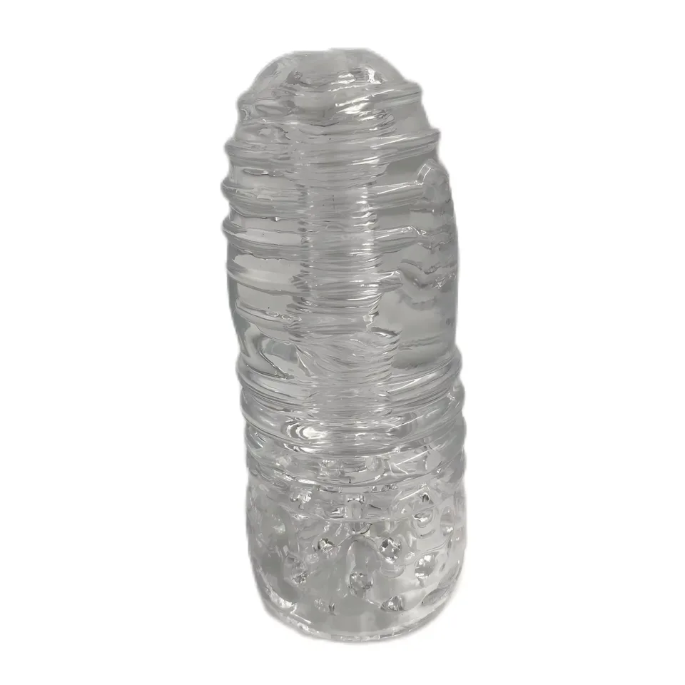 Softplay YQ-M25011 Clear Textured TPE Masturbator Sleeve