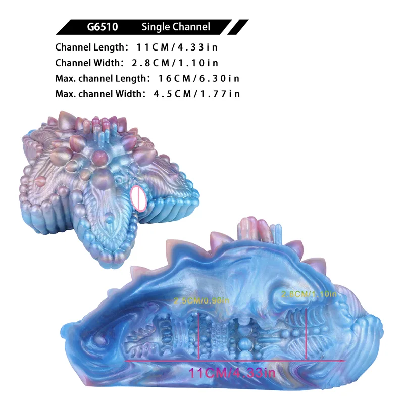 CelestialStar Textured Silicone Male Stroker - Image 5