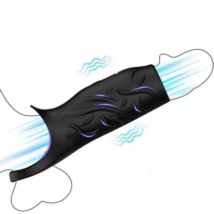 PulseFit Rechargeable Silicone Vibrating Sleeve — 10 Modes