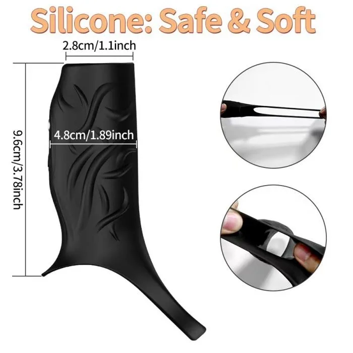 PulseFit Rechargeable Silicone Vibrating Sleeve — 10 Modes - Image 3