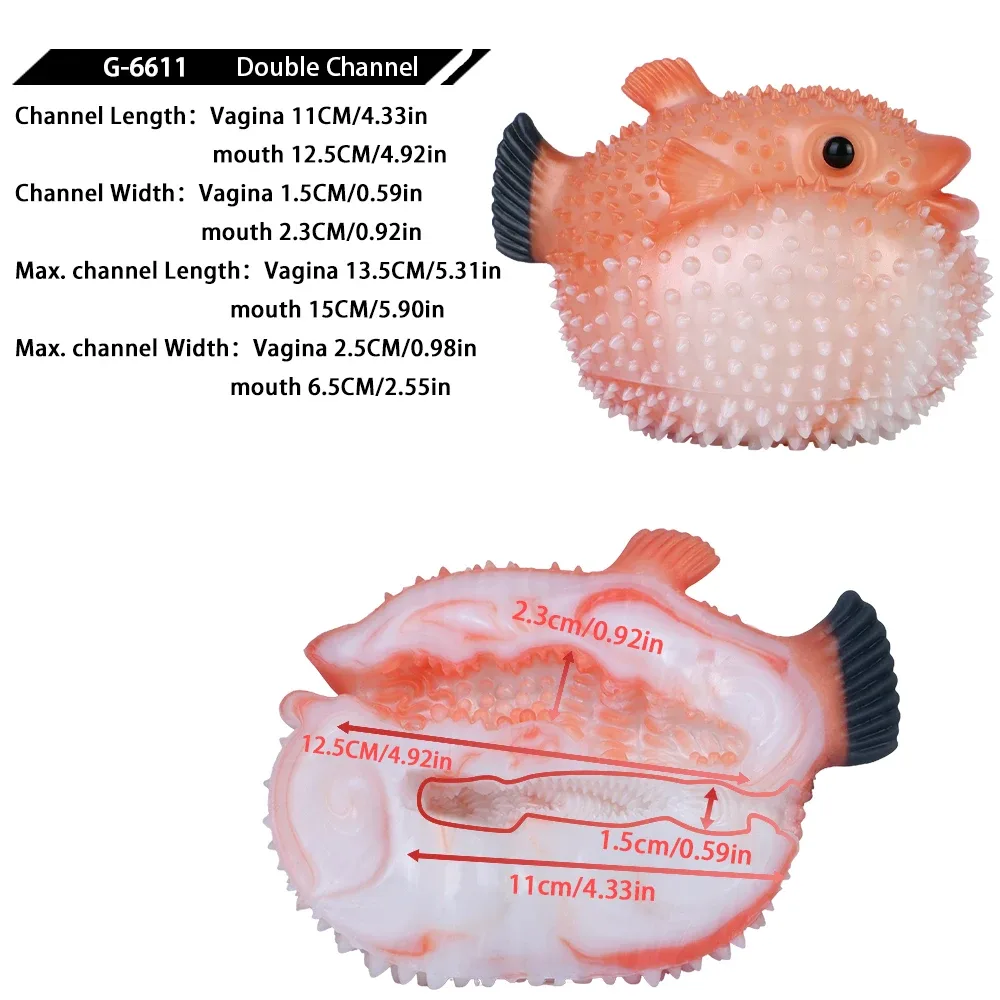 CoralPuffer Dual-Channel Fantasy Stroker - Image 5