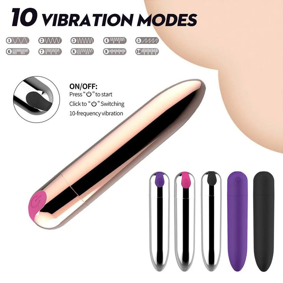 PocketGleam Rechargeable Mini Bullet – 10 Modes - Image 3