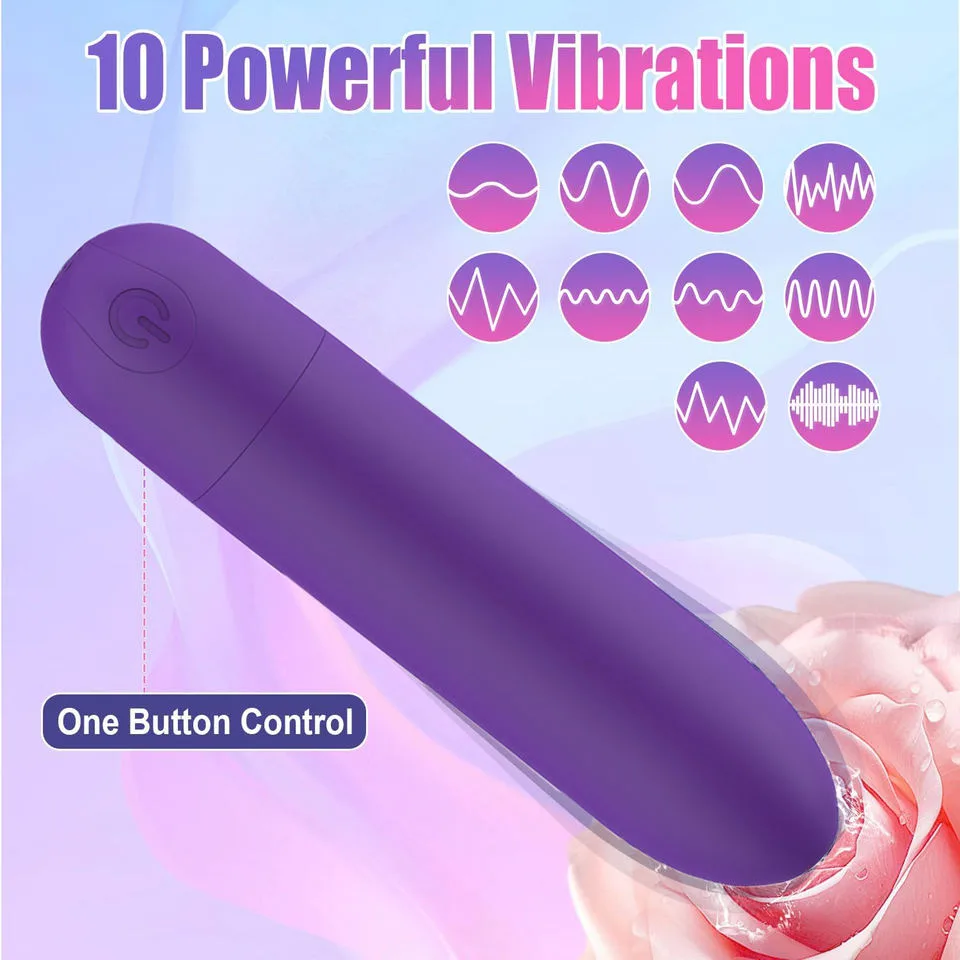 PocketGleam Rechargeable Mini Bullet – 10 Modes - Image 5