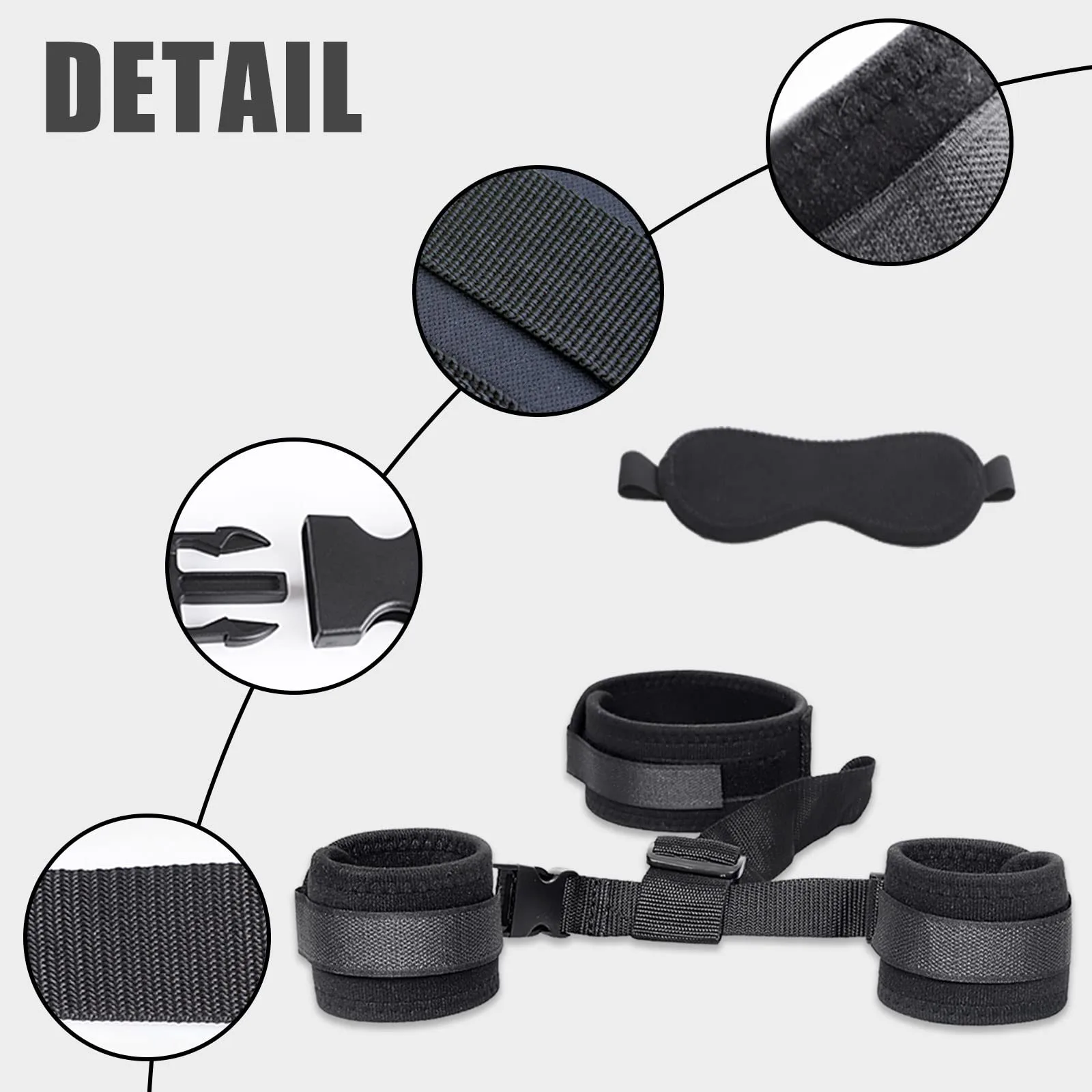 ShadowLink Neck-to-Wrist Padded Restraint Set - Image 5