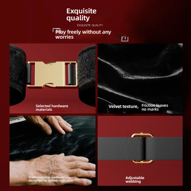 NightFrame Adjustable Six-Cuff Restraint Set - Image 3