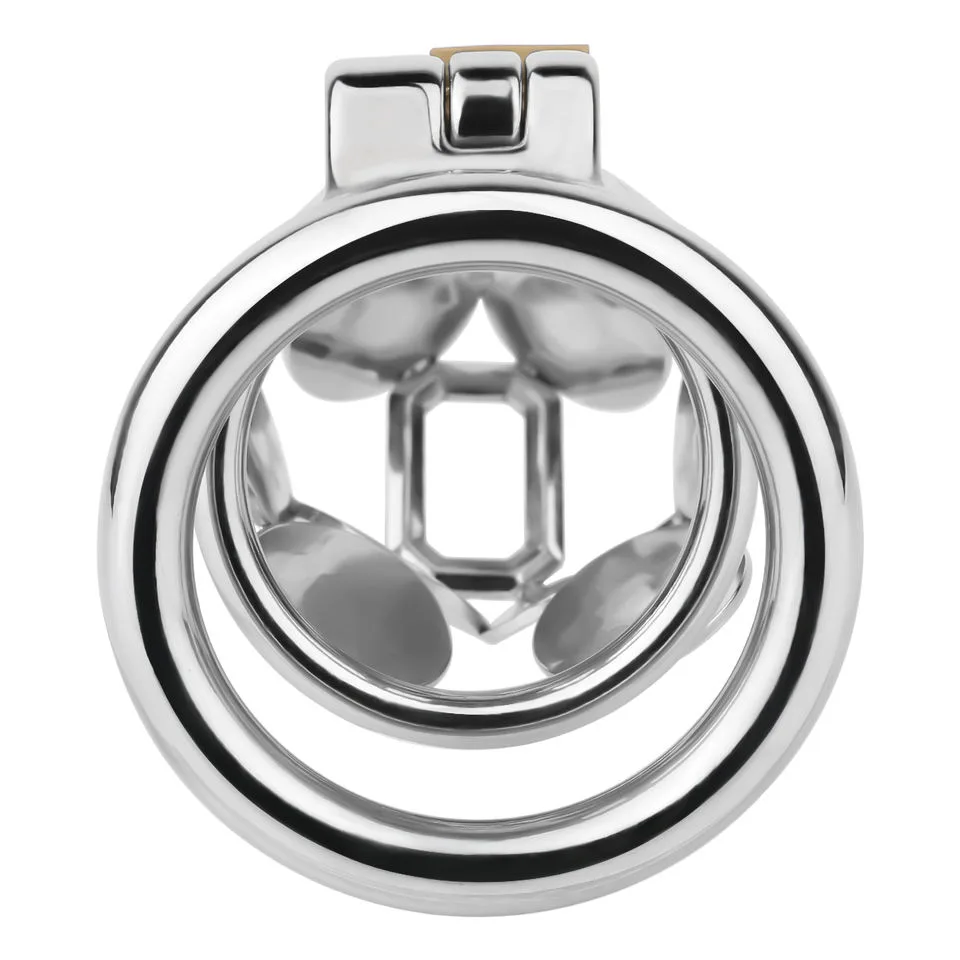SerpentSeal 304 Stainless Steel Chastity Cage with Waist Belt - Image 3