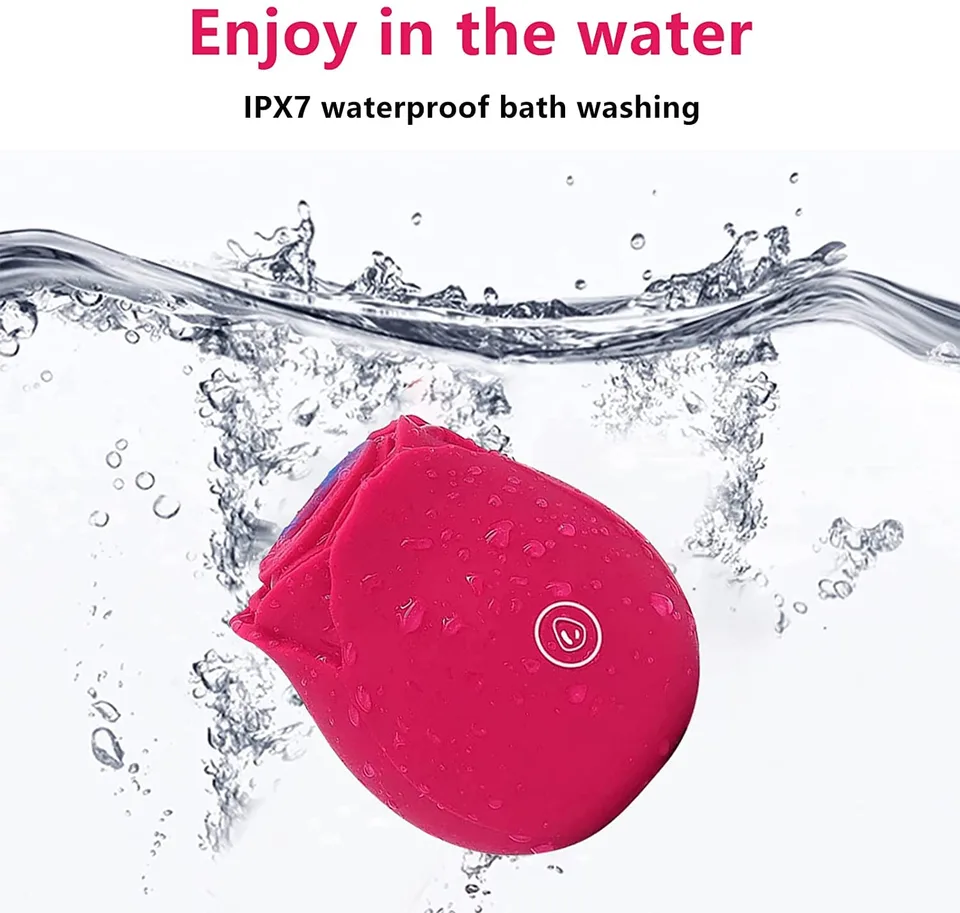 RosePulse Rechargeable Suction Vibrator – 10 Modes - Image 2