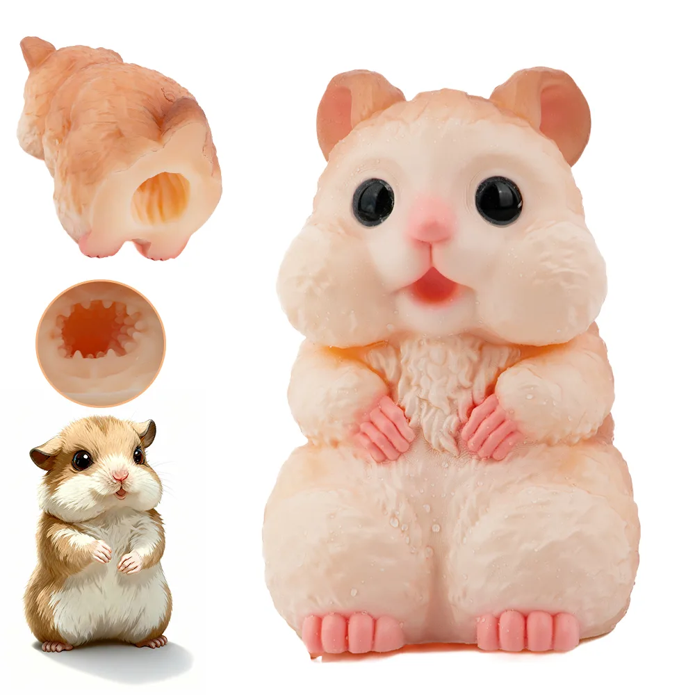 HoneyHamster Soft Silicone Textured Male Stroker