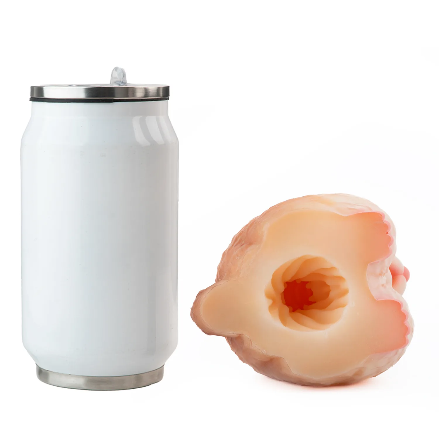 HoneyHamster Soft Silicone Textured Male Stroker - Image 5