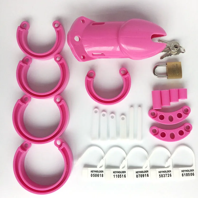 QLOVES CB6000 Adjustable Pink Chastity Device - Image 6