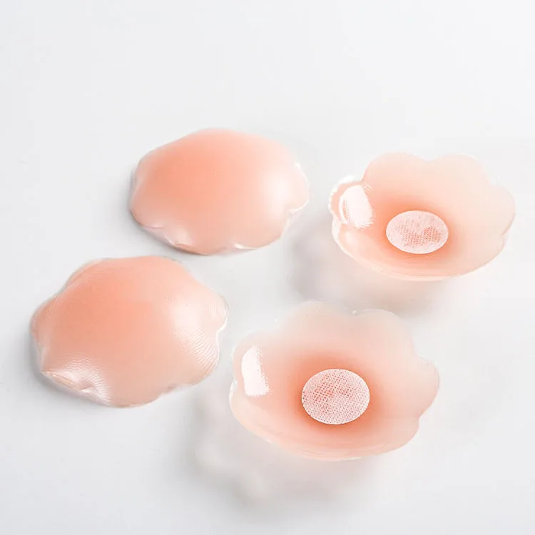Xinke XR001 Skin-Tone Flower Silicone Nipple Covers