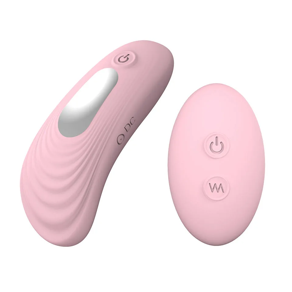 Light-Pink Wireless Panty Vibrator with 9 Modes